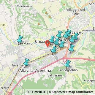 Mappa Via Brescia, 36051 Creazzo VI, Italia (1.71615)