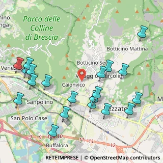 Mappa Via Camillo Benso Conte di Cavour, 25082 Botticino BS, Italia (2.451)