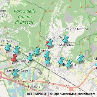 Mappa Via Camillo Benso Conte di Cavour, 25082 Botticino BS, Italia (2.586)