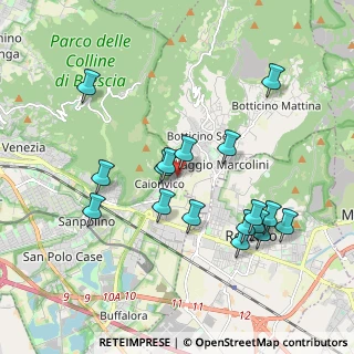Mappa Via Camillo Benso Conte di Cavour, 25082 Botticino BS, Italia (1.91471)