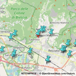 Mappa Via Camillo Benso Conte di Cavour, 25082 Botticino BS, Italia (2.79111)