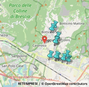 Mappa Via Camillo Benso Conte di Cavour, 25082 Botticino BS, Italia (1.58727)
