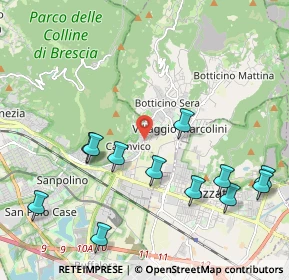 Mappa Via Camillo Benso Conte di Cavour, 25082 Botticino BS, Italia (2.36167)