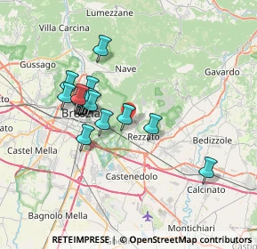 Mappa Via Camillo Benso Conte di Cavour, 25082 Botticino BS, Italia (6.11684)