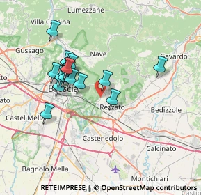 Mappa Via Camillo Benso Conte di Cavour, 25082 Botticino BS, Italia (6.3575)