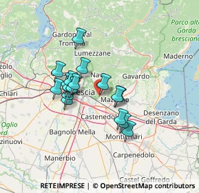 Mappa Via Camillo Benso Conte di Cavour, 25082 Botticino BS, Italia (10.54412)