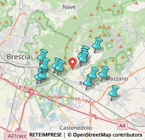 Mappa Via Camillo Benso Conte di Cavour, 25082 Botticino BS, Italia (2.73786)