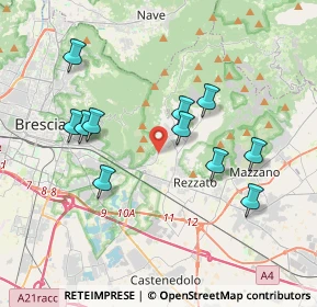 Mappa Via Camillo Benso Conte di Cavour, 25082 Botticino BS, Italia (3.58)