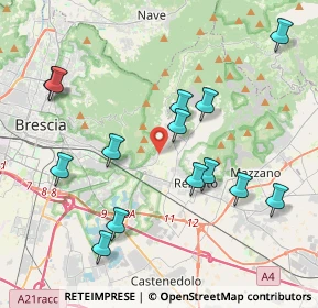 Mappa Via Camillo Benso Conte di Cavour, 25082 Botticino BS, Italia (4.25714)