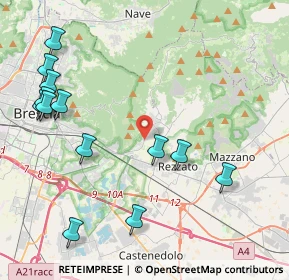 Mappa Via Camillo Benso Conte di Cavour, 25082 Botticino BS, Italia (5.04308)