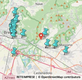Mappa Via Camillo Benso Conte di Cavour, 25082 Botticino BS, Italia (5.161)