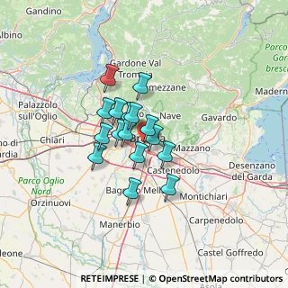 Mappa Lamarmora, 25125 Brescia BS, Italia (8.67875)