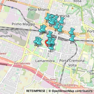 Mappa Lamarmora, 25125 Brescia BS, Italia (0.729)