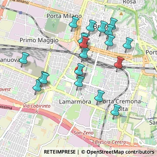 Mappa Lamarmora, 25125 Brescia BS, Italia (1.0355)