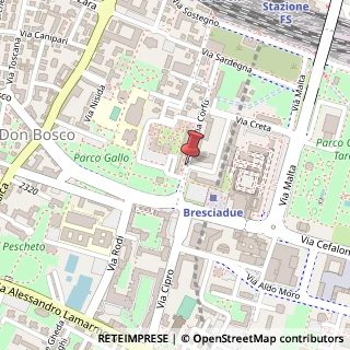 Mappa Via corfu' 48, 25124 Brescia, Brescia (Lombardia)