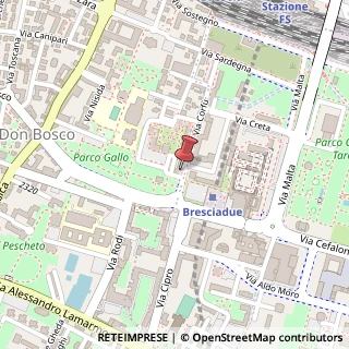 Mappa Via Corfù, 94, 25124 Brescia, Brescia (Lombardia)