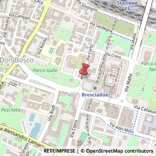 Mappa Via Corf?,  102, 25124 Brescia, Brescia (Lombardia)