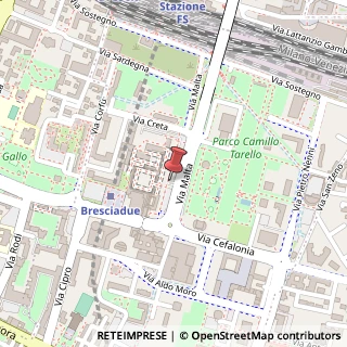 Mappa Via Malta,  12, 25124 Brescia, Brescia (Lombardia)