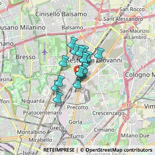 Mappa Via Monte Sabotino, 20099 Sesto San Giovanni MI, Italia (0.90529)