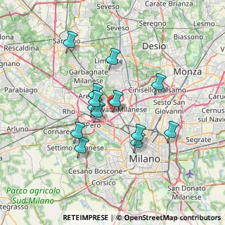 Mappa Via Eugenio Curiel, 20026 Novate Milanese MI, Italia (5.95231)