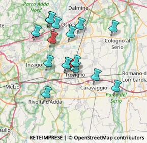 Mappa Via Annita Scotti, 24047 Treviglio BG, Italia (6.71438)