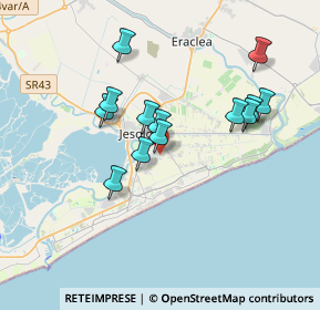 Mappa Via Rusti, 30016 Jesolo VE, Italia (3.15308)
