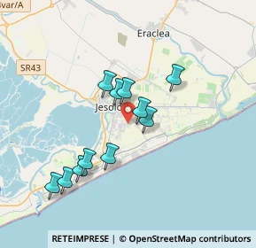 Mappa Via Rusti, 30016 Jesolo VE, Italia (3.11545)