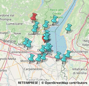 Mappa Via Roma, 25080 Moniga del Garda BS, Italia (11.554)