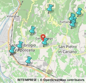 Mappa Via Don A. Vinco, 37015 Sant'Ambrogio di Valpolicella VR, Italia (2.59167)