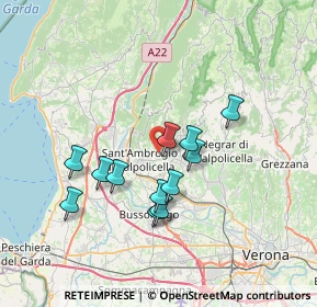 Mappa Via Don A. Vinco, 37015 Sant'Ambrogio di Valpolicella VR, Italia (6.075)
