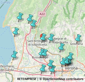 Mappa Via Don A. Vinco, 37015 Sant'Ambrogio di Valpolicella VR, Italia (9.7445)