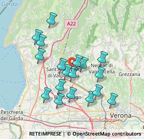 Mappa Via Don A. Vinco, 37015 Sant'Ambrogio di Valpolicella VR, Italia (6.65667)