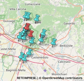 Mappa Via G. Pastore, 25082 Botticino BS, Italia (6.84579)