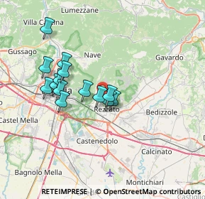 Mappa Via G. Pastore, 25082 Botticino BS, Italia (5.99214)