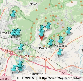 Mappa Via G. Pastore, 25082 Botticino BS, Italia (4.50733)