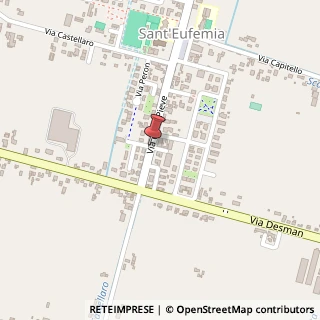 Mappa Via della Pieve,  1, 35010 Borgoricco, Padova (Veneto)