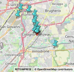 Mappa Via Sentati, 20093 Cologno Monzese MI, Italia (1.204)