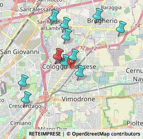 Mappa Via Sentati, 20093 Cologno Monzese MI, Italia (1.78583)