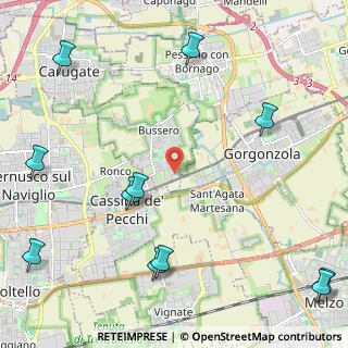 Mappa Via Pablo Neruda, 20060 Bussero MI, Italia (3.11182)