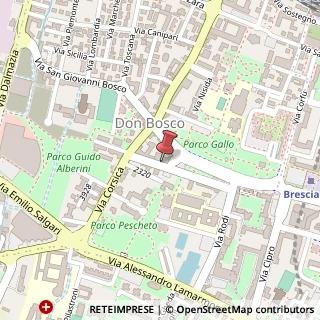 Mappa Via Luigi Rizzo, 9, 25125 Brescia, Brescia (Lombardia)