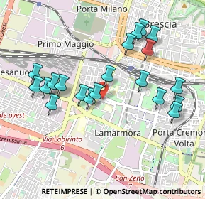 Mappa Via Luigi Rizzo, 25125 Brescia BS, Italia (0.9805)