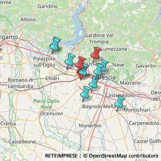 Mappa Via F. Paglia, 25039 Travagliato BS, Italia (9.53273)