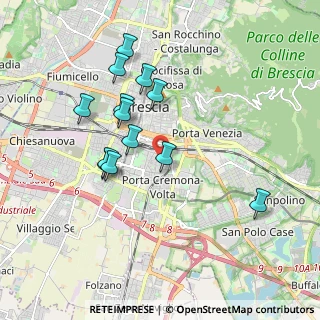 Mappa Via Angelo Zanelli, 25124 Brescia BS, Italia (1.73692)