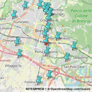 Mappa Via Angelo Zanelli, 25124 Brescia BS, Italia (2.4955)
