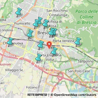 Mappa Via Angelo Zanelli, 25124 Brescia BS, Italia (1.93583)