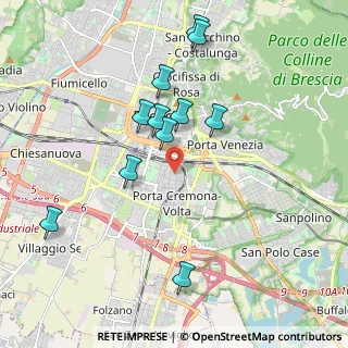 Mappa Via Angelo Zanelli, 25124 Brescia BS, Italia (1.91545)