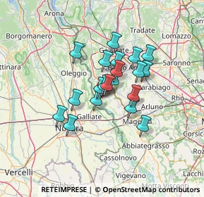 Mappa Via Gene, 20029 Turbigo MI, Italia (9.5885)