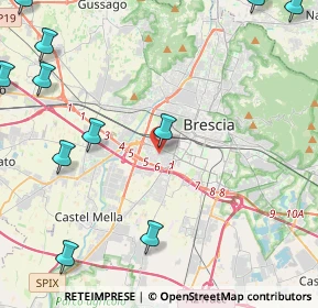 Mappa Via Torino, 25125 Brescia BS, Italia (6.36818)