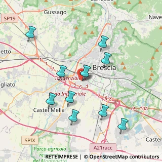 Mappa Via Torino, 25125 Brescia BS, Italia (3.66182)