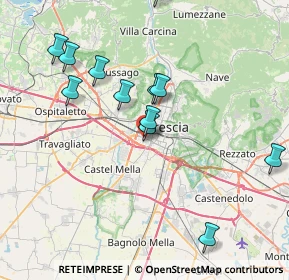 Mappa Via Torino, 25125 Brescia BS, Italia (7.8875)